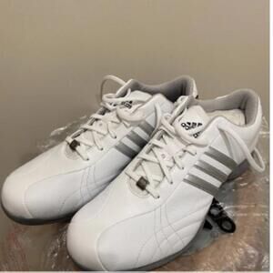 Adidas Mens White and Gray Golf Sports Shoe Cleats sz 13...Shoes 2